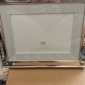 3 - 5x7 Silver Frame with white grosgrain mat